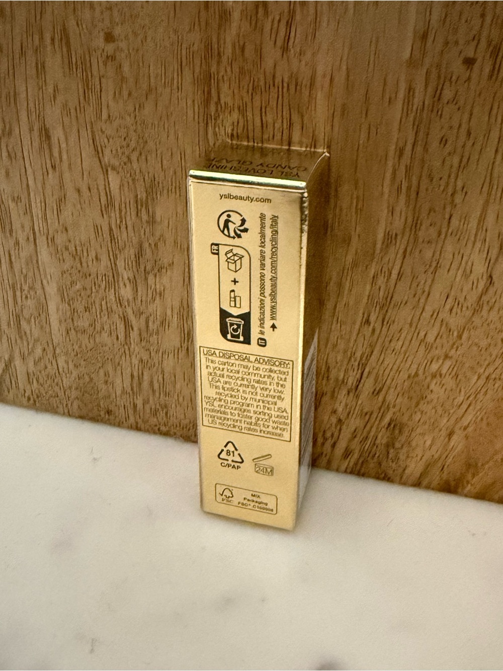 Yves Saint Laurent Loveshine Candy Glaze Lip Balm - Pale Pink - Picture 3 of 4